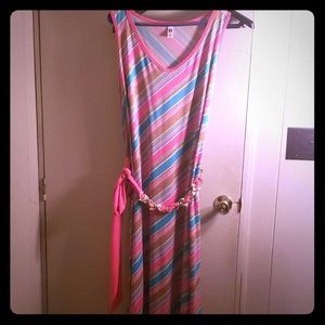 3x Maxi dress with belt